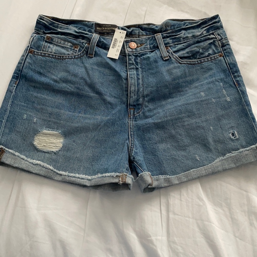 J crew jean shorts